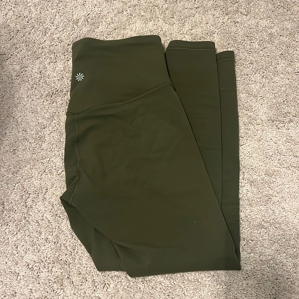 Olive Green Athleta Leggings